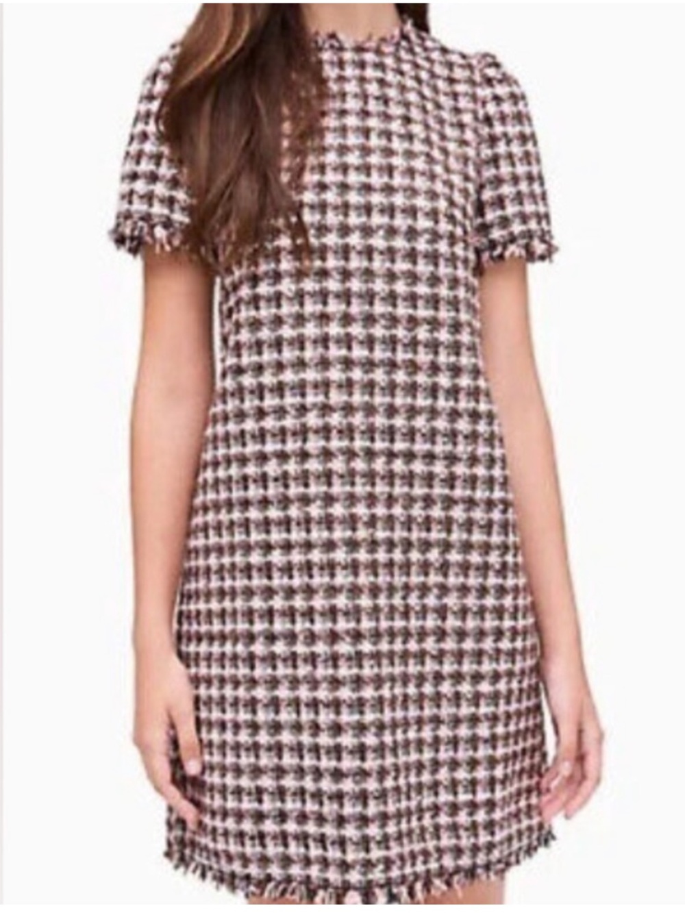kate spade Tweed Houndstooth Dress
